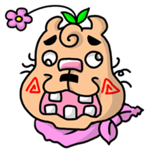 The annoying dog with a cleft chin sticker #3403247