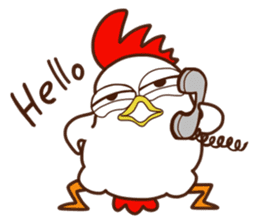 Koshiro : Funny Chicken sticker #3403690