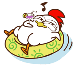 Koshiro : Funny Chicken sticker #3403701