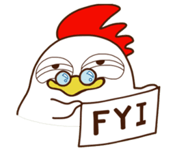 Koshiro : Funny Chicken sticker #3403723