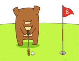 Golf Bear sticker #3404067