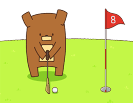 Golf Bear sticker #3404067