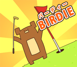 Golf Bear sticker #3404073