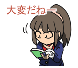 Good listner girl sticker #3404327