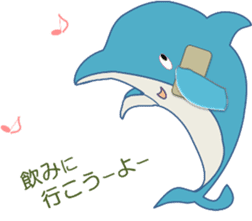 Daily dolphins sticker #3404401
