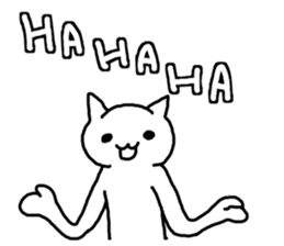 Weak Weak cat sticker #3404793