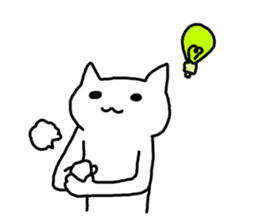 Weak Weak cat sticker #3404797