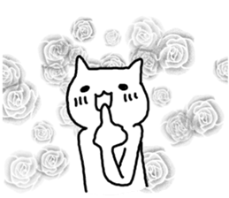 Weak Weak cat sticker #3404803