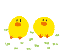 many chicks sticker #3405170