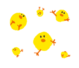 many chicks sticker #3405186