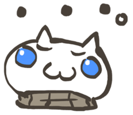 The cat which put on a sweater sticker #3405378