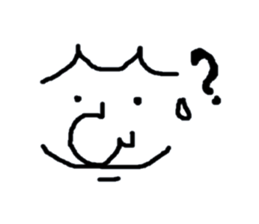 Face only John sticker #3405611