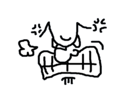 Face only John sticker #3405612