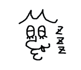 Face only John sticker #3405615