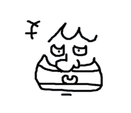 Face only John sticker #3405616