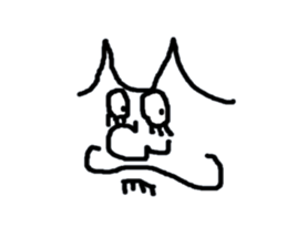 Face only John sticker #3405619