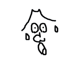 Face only John sticker #3405622