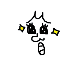 Face only John sticker #3405623