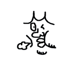 Face only John sticker #3405631