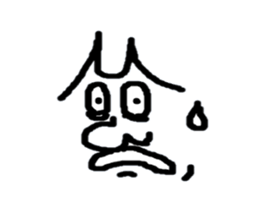 Face only John sticker #3405634