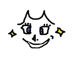 Face only John sticker #3405637