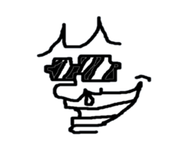 Face only John sticker #3405638