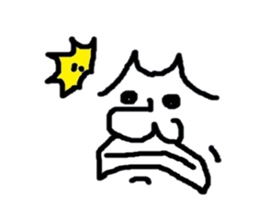 Face only John sticker #3405643