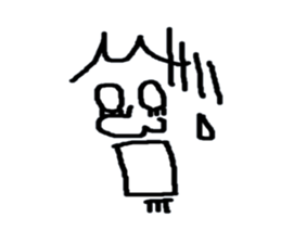 Face only John sticker #3405647