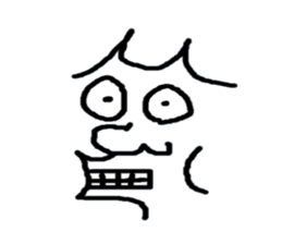 Face only John sticker #3405648