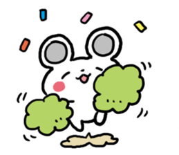 Smiling face Mouse (English ver.) sticker #3405654