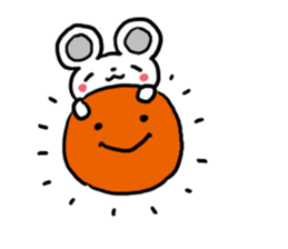 Smiling face Mouse (English ver.) sticker #3405658