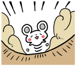 Smiling face Mouse (English ver.) sticker #3405668