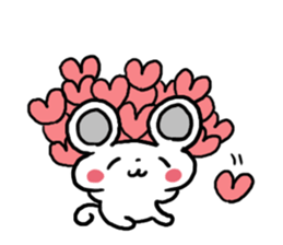 Smiling face Mouse (English ver.) sticker #3405673