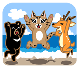 Taiwan Leopard Cat (campus life) sticker #3405804