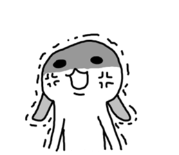 Angrily Rabbit sticker #3405850