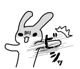 Angrily Rabbit sticker #3405851