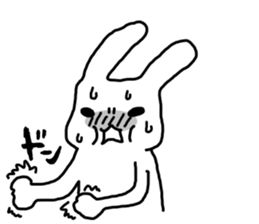 Angrily Rabbit sticker #3405852