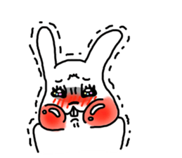 Angrily Rabbit sticker #3405856