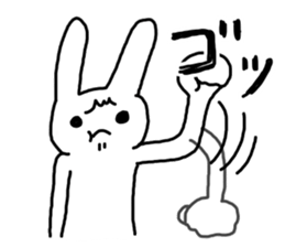 Angrily Rabbit sticker #3405859