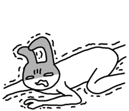 Angrily Rabbit sticker #3405860