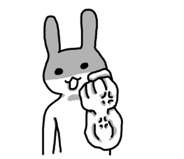 Angrily Rabbit sticker #3405861