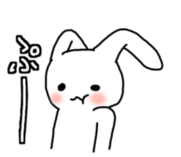 Angrily Rabbit sticker #3405865