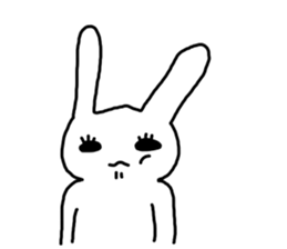 Angrily Rabbit sticker #3405866