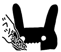 Angrily Rabbit sticker #3405871