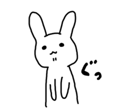 Angrily Rabbit sticker #3405878