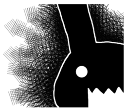 Angrily Rabbit sticker #3405889