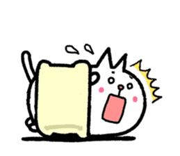 Nyan and delicious! cat-nabe set sticker #3406535