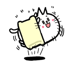 Nyan and delicious! cat-nabe set sticker #3406539