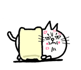 Nyan and delicious! cat-nabe set sticker #3406540