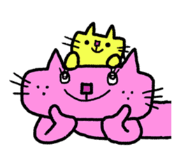 Nyan and delicious! cat-nabe set sticker #3406543